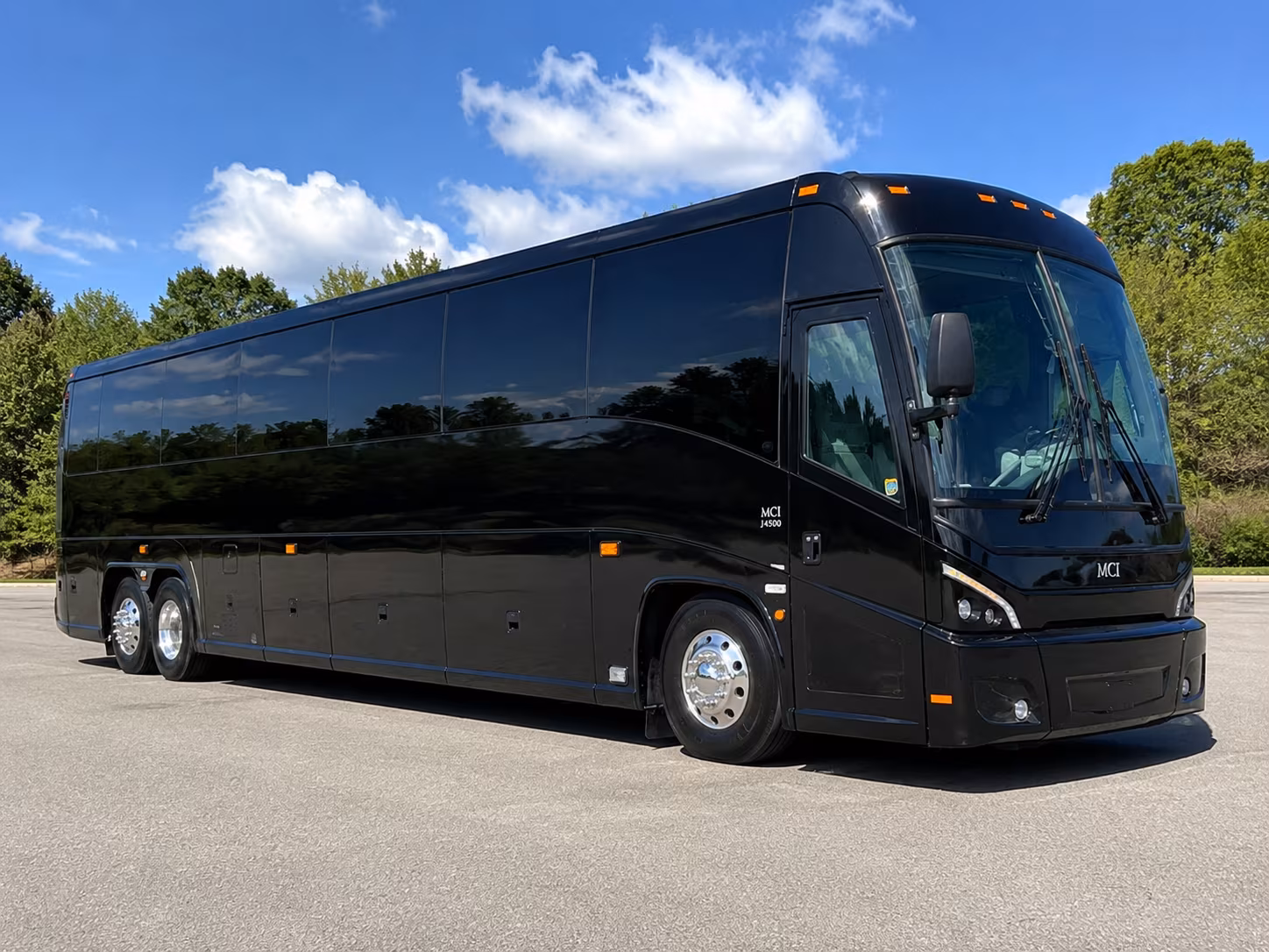 largo charter bus rental exterior