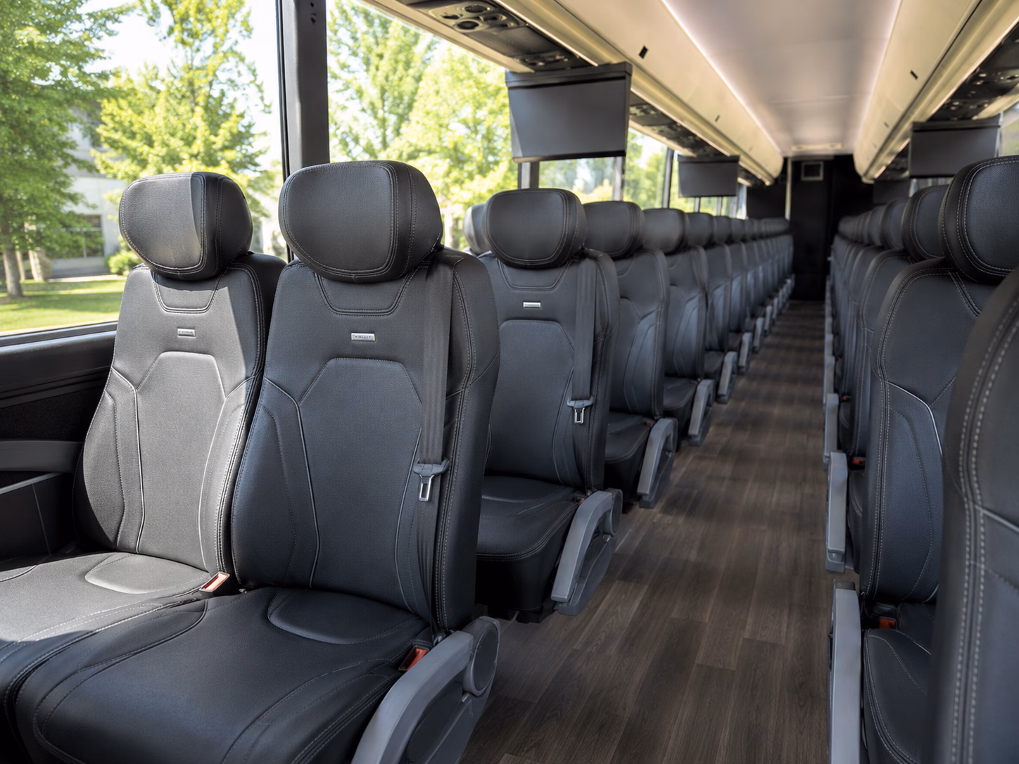 ocala charter bus rental inside
