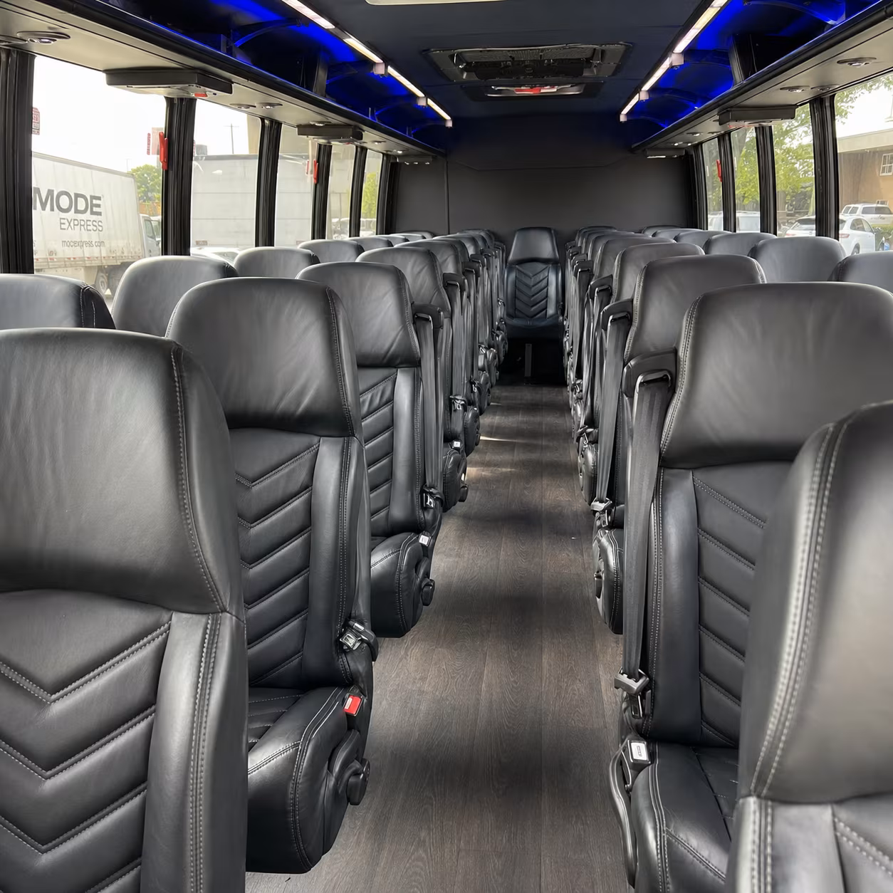 spring hill charter bus interior